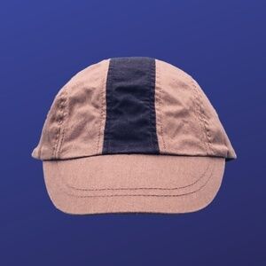 Target 100% Cotton Twill Beanie Cap with Brim, GRAY/DARK BLUE, One Size, NWOT